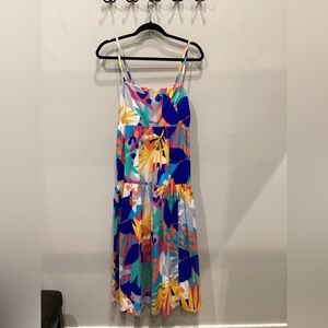 J. Crew Multicolor Strappy Dress